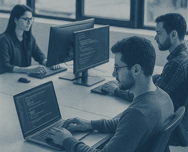 Entwickler bei der Arbeit